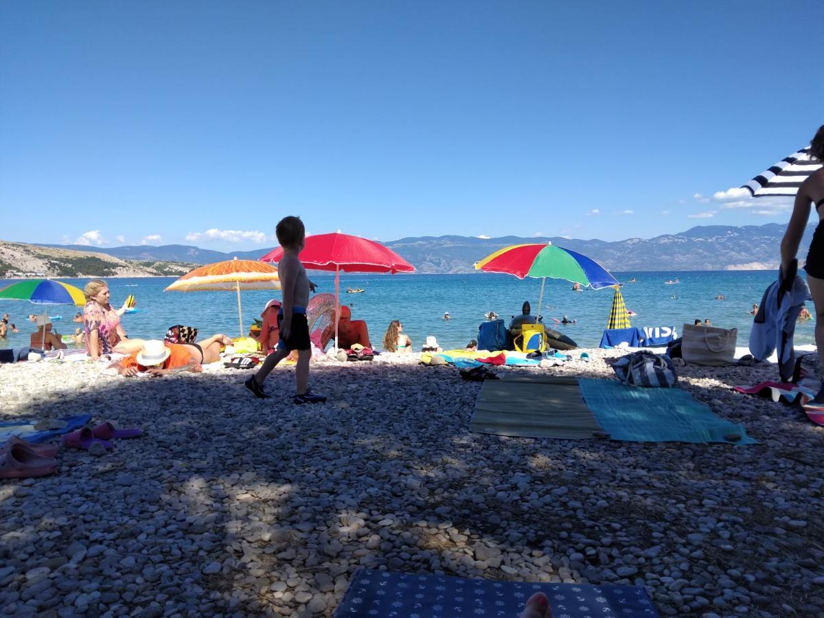 Apartmani Baska S Pogledom Na More Kültér fotó