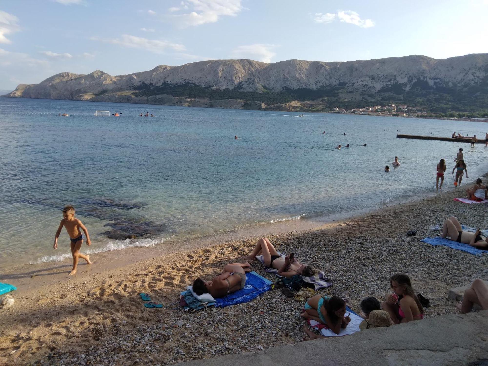 Apartmani Baska S Pogledom Na More Kültér fotó