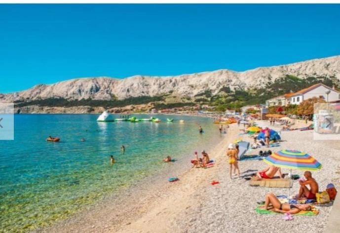 Apartmani Baska S Pogledom Na More Kültér fotó