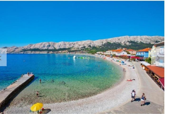 Apartmani Baska S Pogledom Na More Kültér fotó